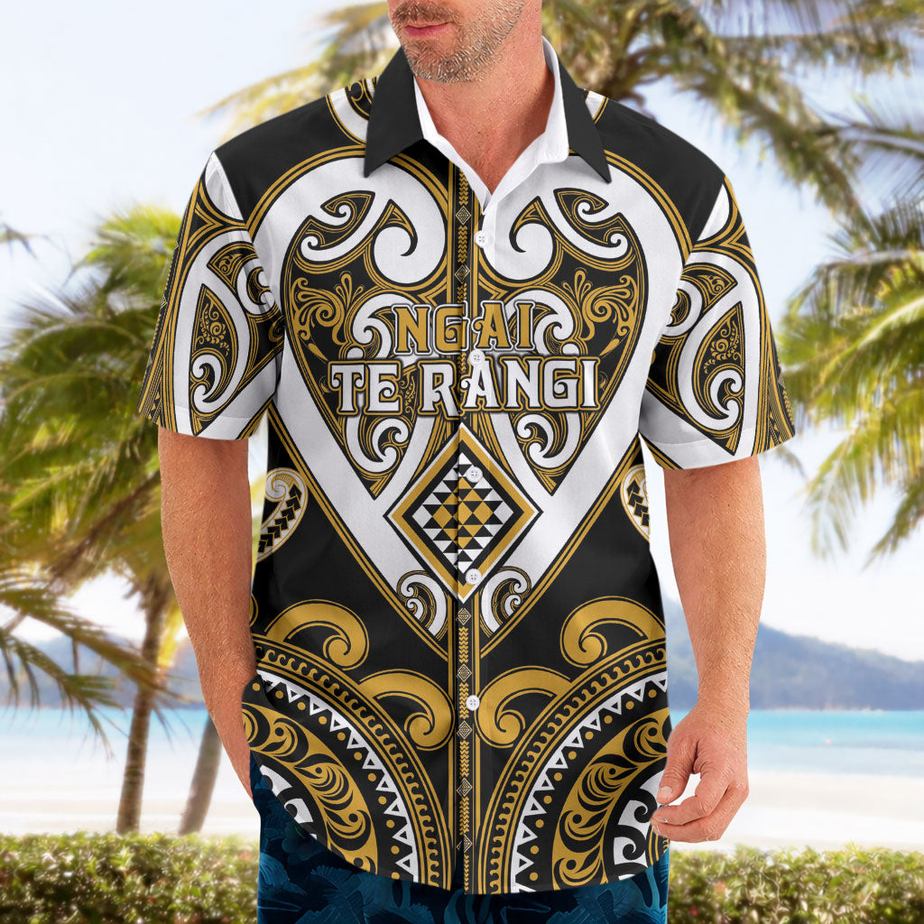 Custom Aotearoa Ngai Te Rangi Hawaiian Shirt Maori Tribal Pattern LT05 - Polynesian Pride