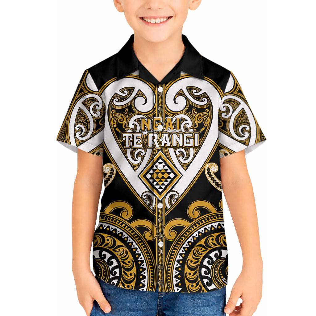 Custom Aotearoa Ngai Te Rangi Hawaiian Shirt Maori Tribal Pattern LT05 - Polynesian Pride
