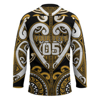 Custom Aotearoa Ngai Te Rangi Hockey Jersey Maori Tribal Pattern LT05 - Polynesian Pride