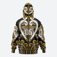 Custom Aotearoa Ngai Te Rangi Hoodie Maori Tribal Pattern LT05 - Polynesian Pride