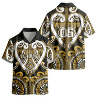 Custom Aotearoa Ngai Te Rangi Kid Hawaiian Shirt Maori Tribal Pattern LT05 - Polynesian Pride