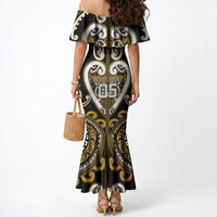 Custom Aotearoa Ngai Te Rangi Mermaid Dress Maori Tribal Pattern LT05 - Polynesian Pride