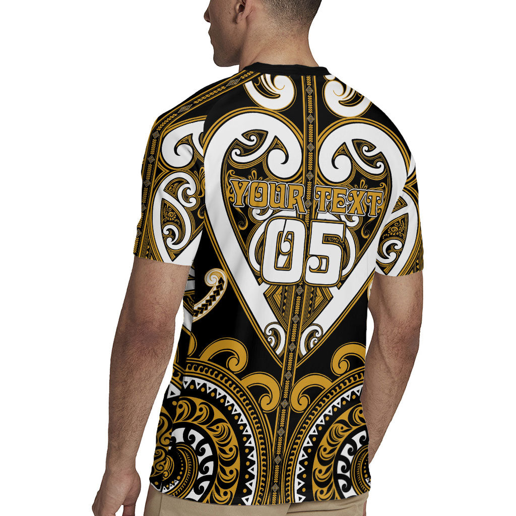 Custom Aotearoa Ngai Te Rangi Rugby Jersey Maori Tribal Pattern LT05 - Polynesian Pride