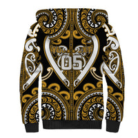 Custom Aotearoa Ngai Te Rangi Sherpa Hoodie Maori Tribal Pattern LT05 - Polynesian Pride