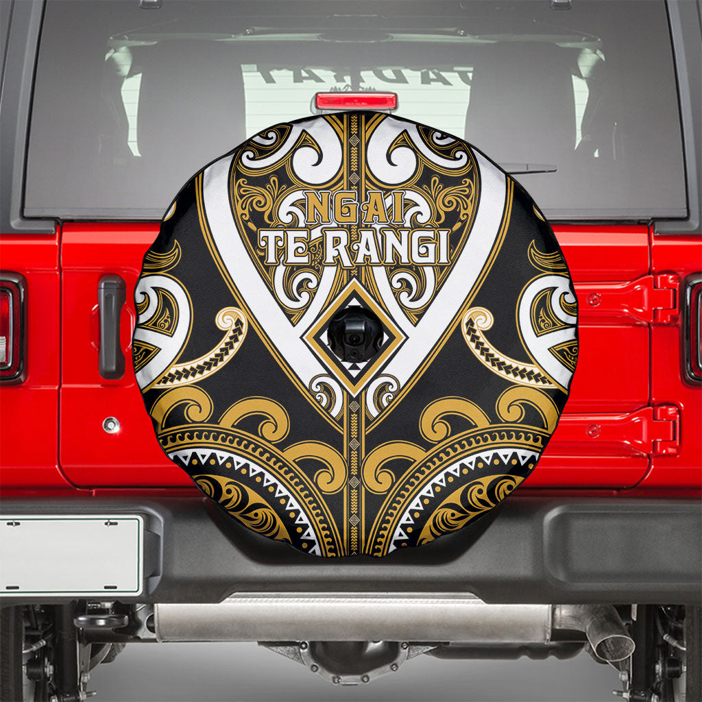Aotearoa Ngai Te Rangi Spare Tire Cover Maori Tribal Pattern LT05 - Polynesian Pride