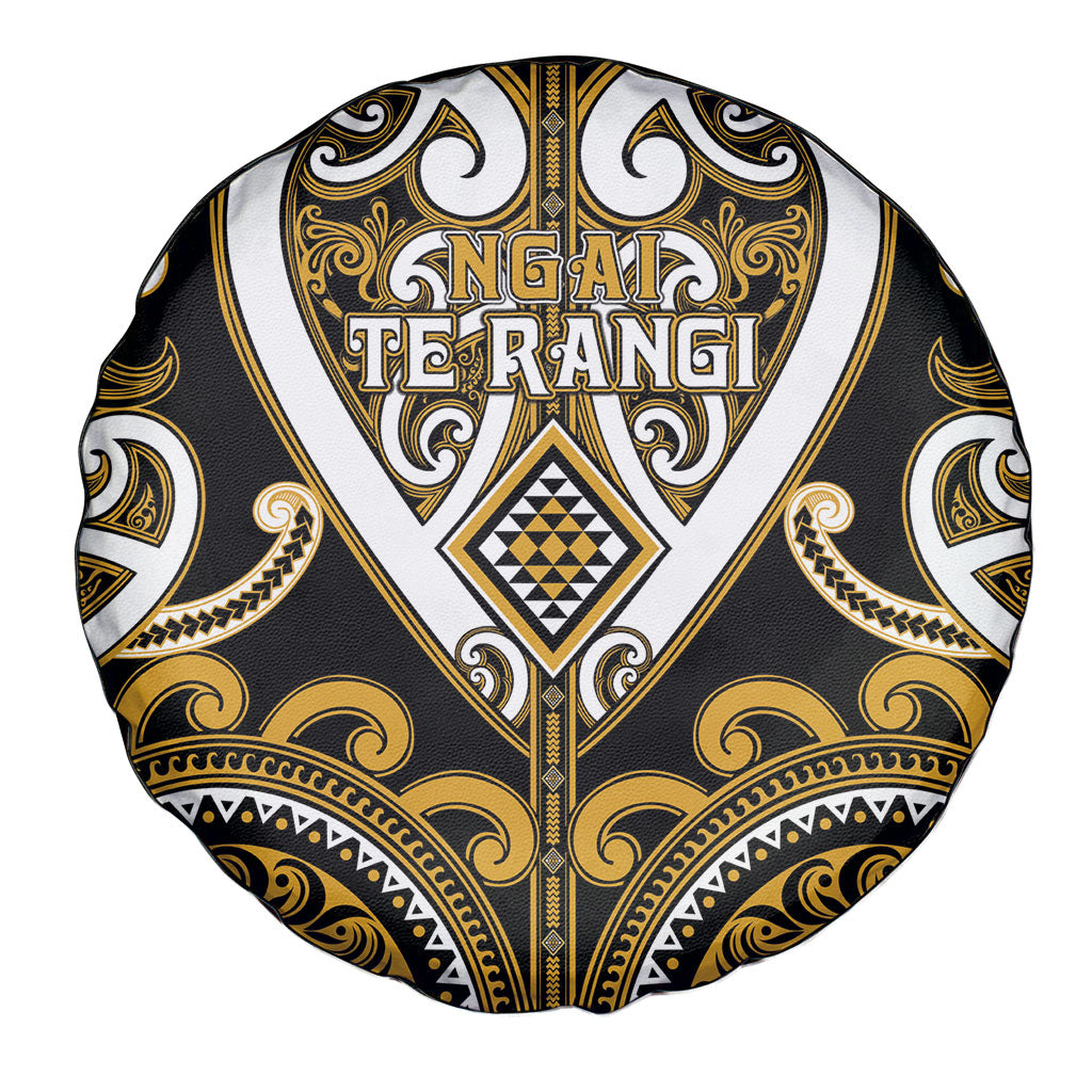 Aotearoa Ngai Te Rangi Spare Tire Cover Maori Tribal Pattern LT05 - Polynesian Pride