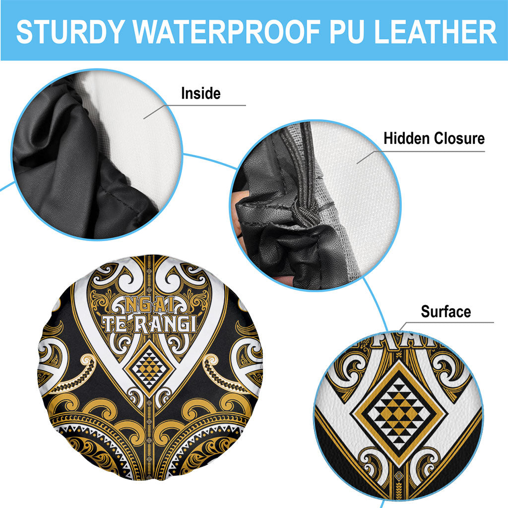Aotearoa Ngai Te Rangi Spare Tire Cover Maori Tribal Pattern LT05 - Polynesian Pride
