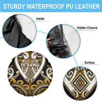 Aotearoa Ngai Te Rangi Spare Tire Cover Maori Tribal Pattern LT05 - Polynesian Pride