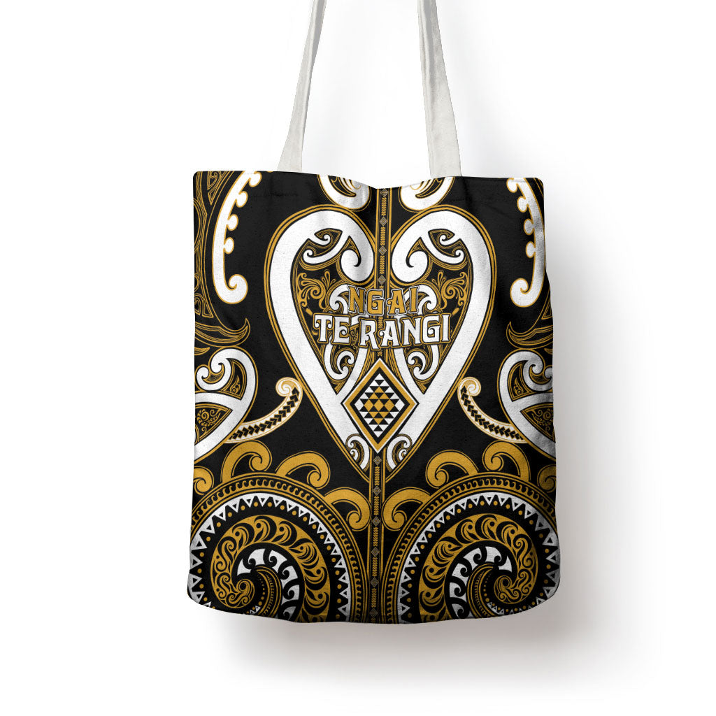 Aotearoa Ngai Te Rangi Tote Bag Maori Tribal Pattern LT05 - Polynesian Pride