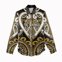 Custom Aotearoa Ngai Te Rangi Women Casual Shirt Maori Tribal Pattern LT05 - Polynesian Pride