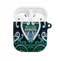 Aotearoa Ngati Ranginui AirPods Case Maori Tribal Pattern LT05 Cyan - Polynesian Pride