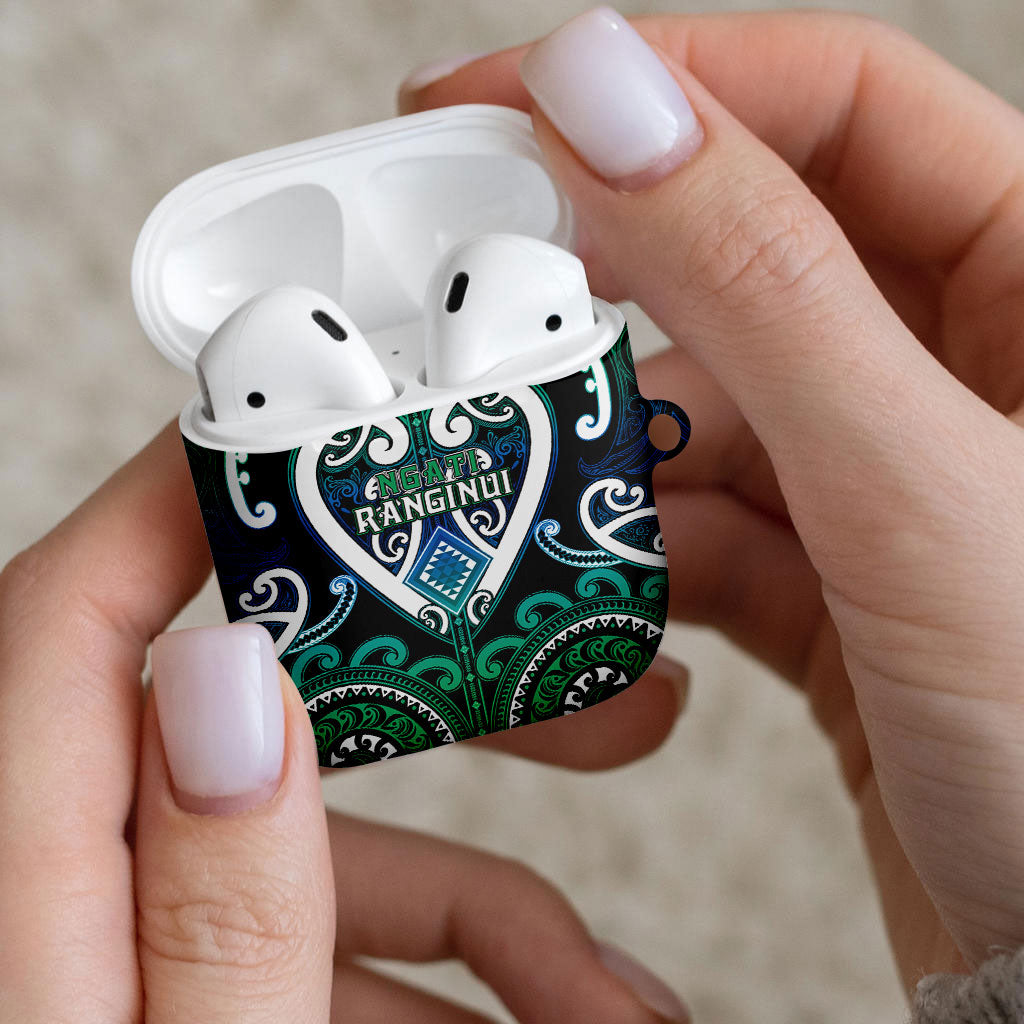 Aotearoa Ngati Ranginui AirPods Case Maori Tribal Pattern LT05 - Polynesian Pride