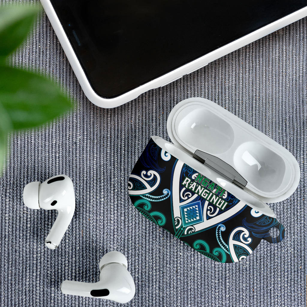 Aotearoa Ngati Ranginui AirPods Case Maori Tribal Pattern LT05 - Polynesian Pride