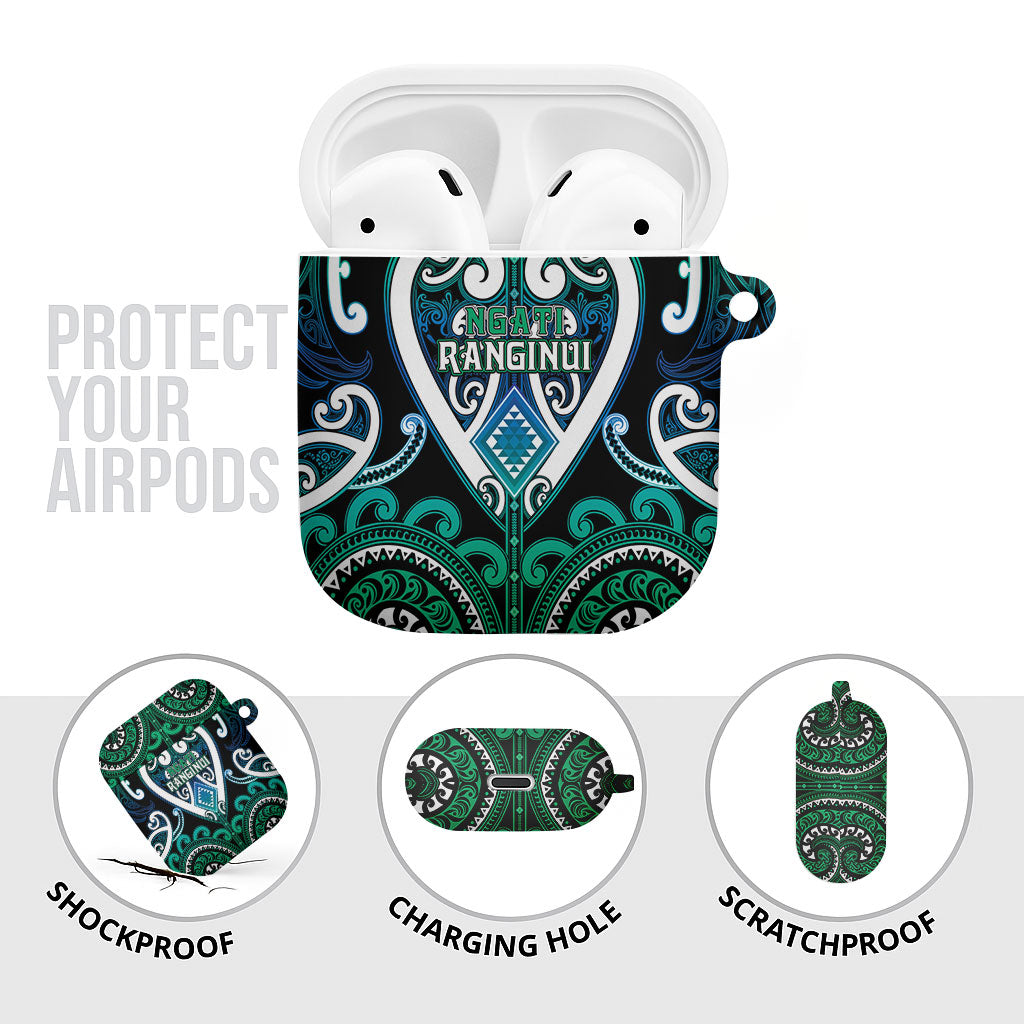 Aotearoa Ngati Ranginui AirPods Case Maori Tribal Pattern LT05 - Polynesian Pride