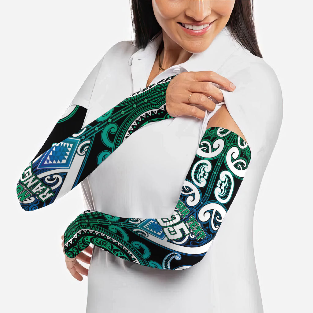 Custom Aotearoa Ngati Ranginui Arm Sleeves Maori Tribal Pattern LT05 - Polynesian Pride