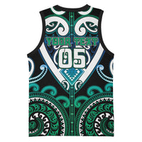 Custom Aotearoa Ngati Ranginui Basketball Jersey Maori Tribal Pattern LT05 - Polynesian Pride