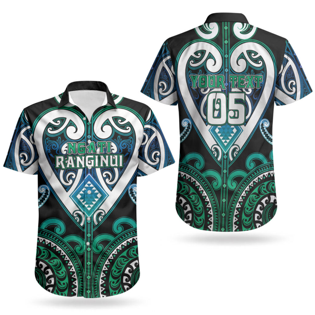 Custom Aotearoa Ngati Ranginui Couples Matching Summer Maxi Dress and Hawaiian Shirt Maori Tribal Pattern LT05 - Polynesian Pride