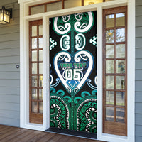 Custom Aotearoa Ngati Ranginui Door Cover Maori Tribal Pattern LT05 - Polynesian Pride