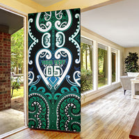 Custom Aotearoa Ngati Ranginui Door Cover Maori Tribal Pattern LT05 - Polynesian Pride