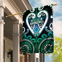 Aotearoa Ngati Ranginui Garden Flag Maori Tribal Pattern LT05 House Flag Cyan - Polynesian Pride