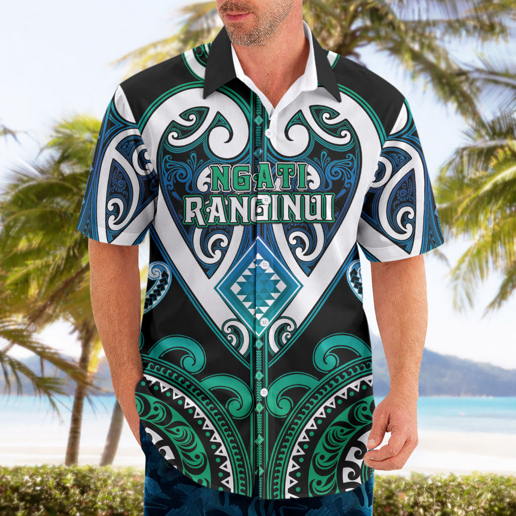 Custom Aotearoa Ngati Ranginui Hawaiian Shirt Maori Tribal Pattern LT05 - Polynesian Pride