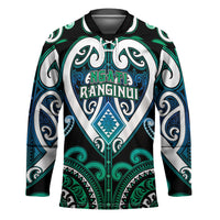 Custom Aotearoa Ngati Ranginui Hockey Jersey Maori Tribal Pattern LT05 Unisex Cyan - Polynesian Pride