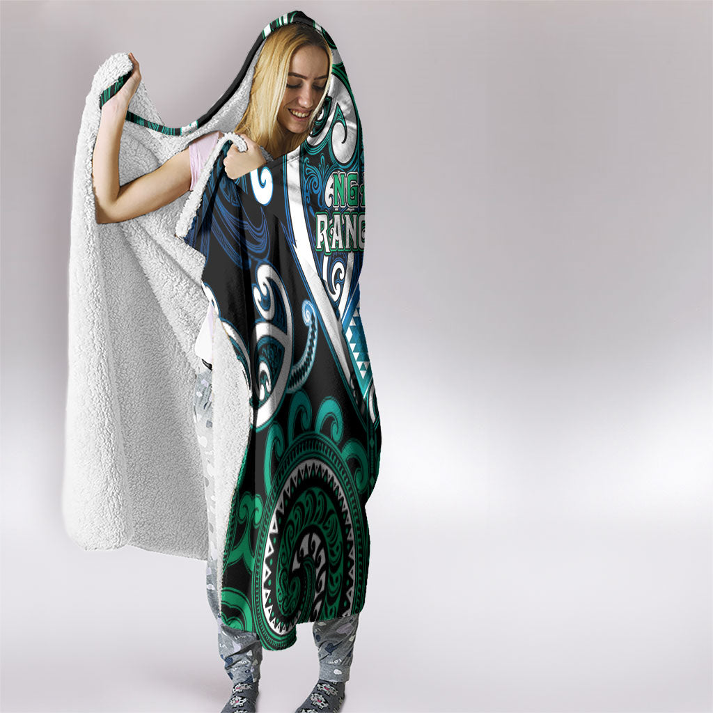 Aotearoa Ngati Ranginui Hooded Blanket Maori Tribal Pattern LT05 - Polynesian Pride