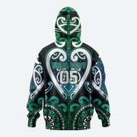 Custom Aotearoa Ngati Ranginui Hoodie Maori Tribal Pattern LT05 - Polynesian Pride