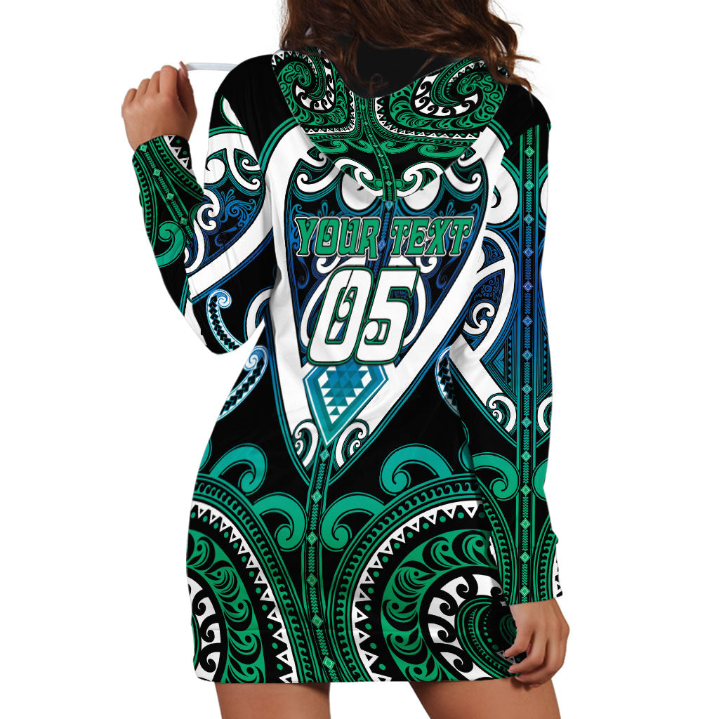 Custom Aotearoa Ngati Ranginui Hoodie Dress Maori Tribal Pattern LT05 - Polynesian Pride