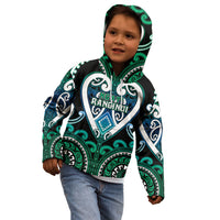 Custom Aotearoa Ngati Ranginui Kid Hoodie Maori Tribal Pattern LT05 - Polynesian Pride