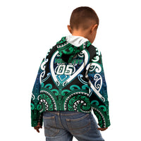 Custom Aotearoa Ngati Ranginui Kid Hoodie Maori Tribal Pattern LT05 - Polynesian Pride