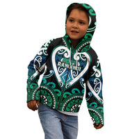 Custom Aotearoa Ngati Ranginui Kid Hoodie Maori Tribal Pattern LT05 - Polynesian Pride