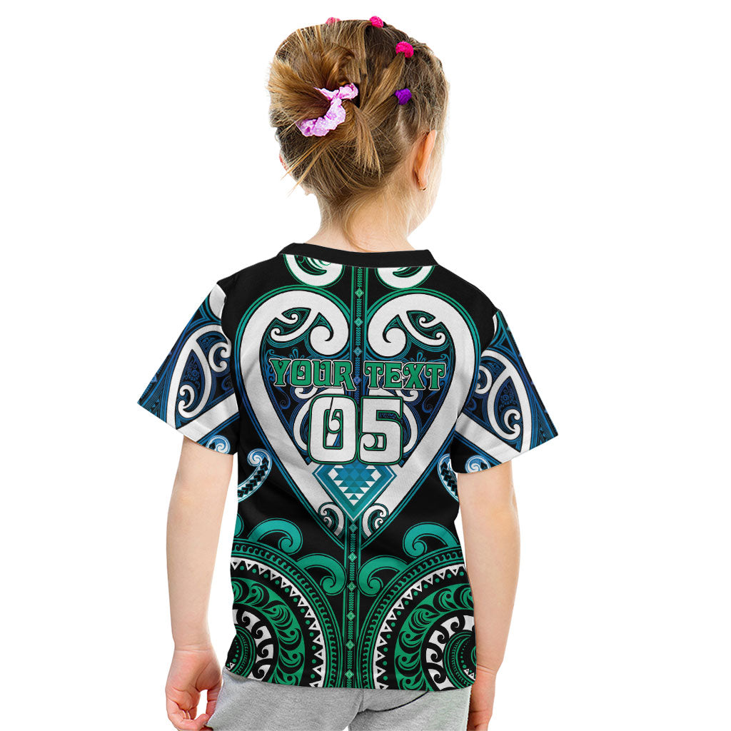 Custom Aotearoa Ngati Ranginui Kid T Shirt Maori Tribal Pattern LT05 - Polynesian Pride