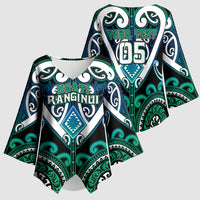 Custom Aotearoa Ngati Ranginui Kimono Sleeve Blouse Maori Tribal Pattern LT05 - Polynesian Pride