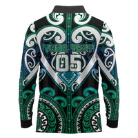 Custom Aotearoa Ngati Ranginui Long Sleeve Polo Shirt Maori Tribal Pattern LT05 - Polynesian Pride