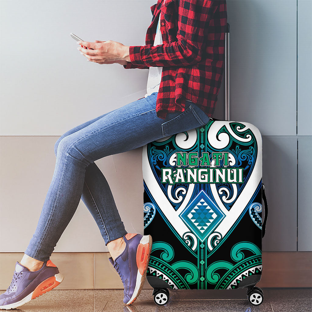 Aotearoa Ngati Ranginui Luggage Cover Maori Tribal Pattern LT05 - Polynesian Pride