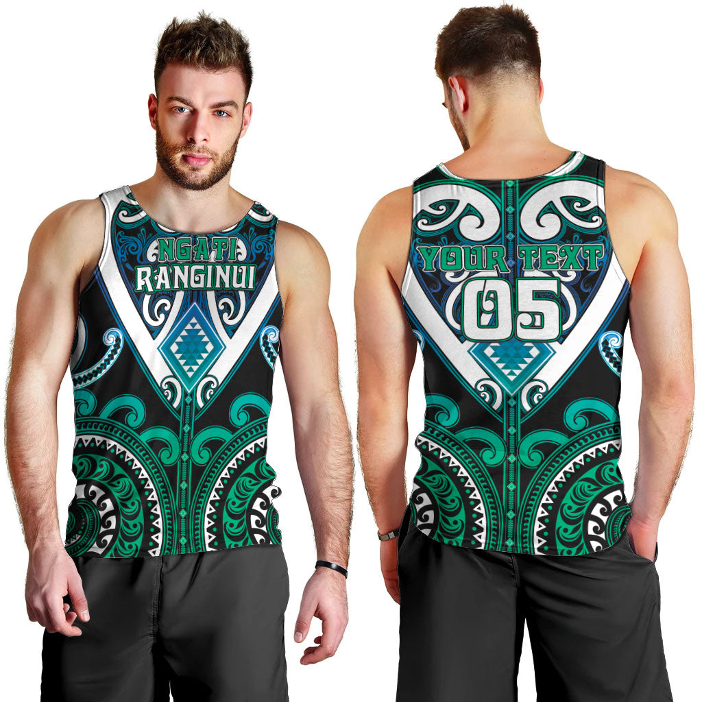 Custom Aotearoa Ngati Ranginui Men Tank Top Maori Tribal Pattern LT05 - Polynesian Pride
