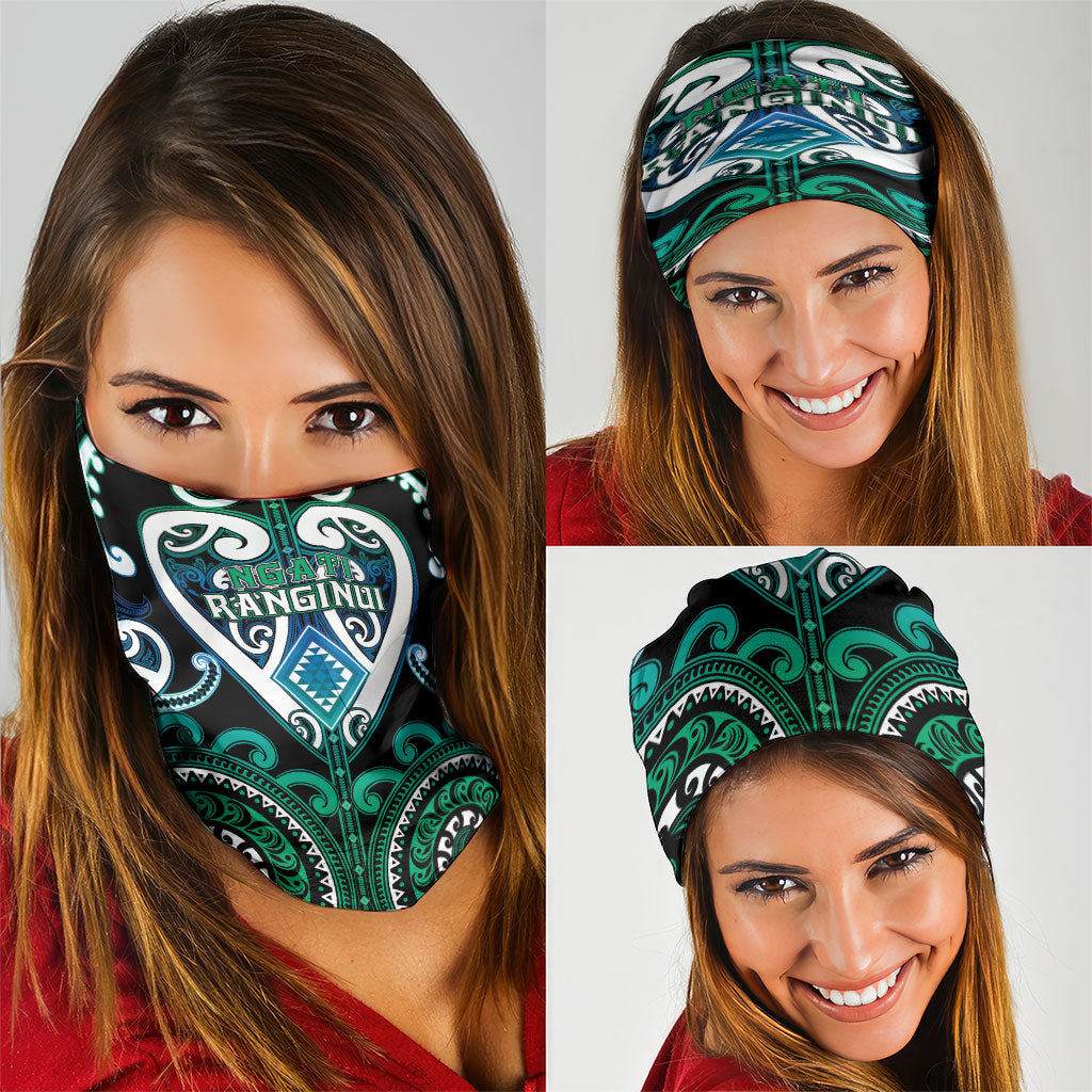 Aotearoa Ngati Ranginui Neck Gaiter Maori Tribal Pattern LT05 - Polynesian Pride