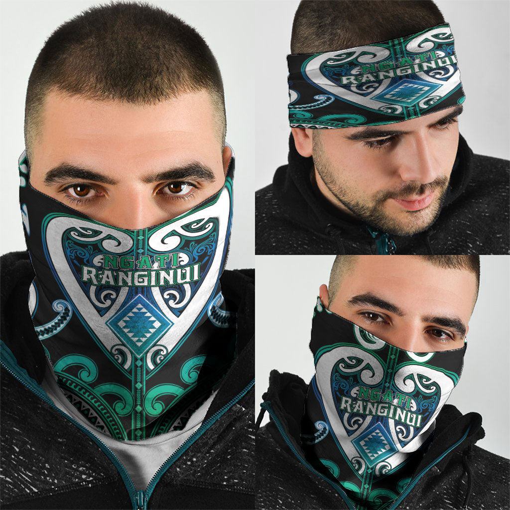 Aotearoa Ngati Ranginui Neck Gaiter Maori Tribal Pattern LT05 - Polynesian Pride