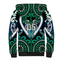 Custom Aotearoa Ngati Ranginui Sherpa Hoodie Maori Tribal Pattern LT05 - Polynesian Pride