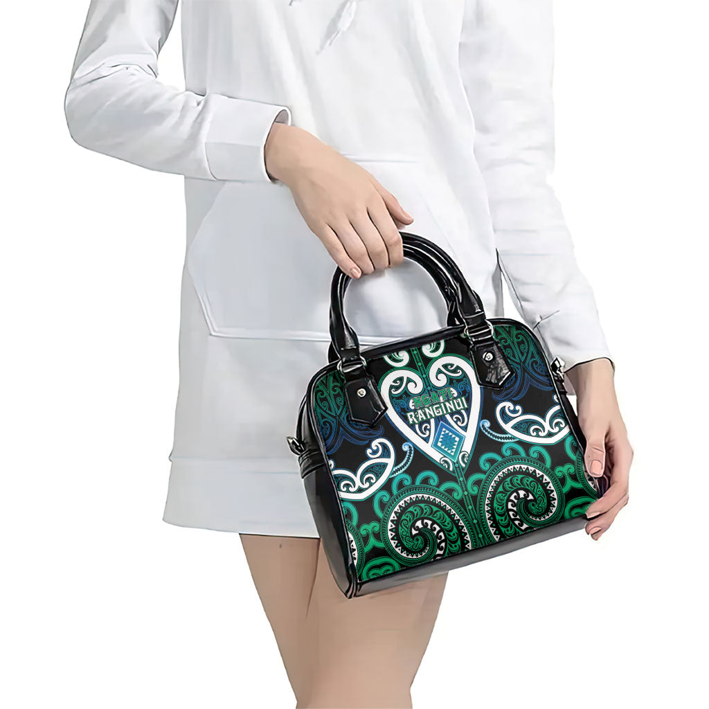 Aotearoa Ngati Ranginui Shoulder Handbag Maori Tribal Pattern LT05 - Polynesian Pride