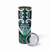 Custom Aotearoa Ngati Ranginui Skinny Tumbler Maori Tribal Pattern LT05 - Polynesian Pride