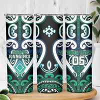Custom Aotearoa Ngati Ranginui Skinny Tumbler Maori Tribal Pattern LT05 - Polynesian Pride
