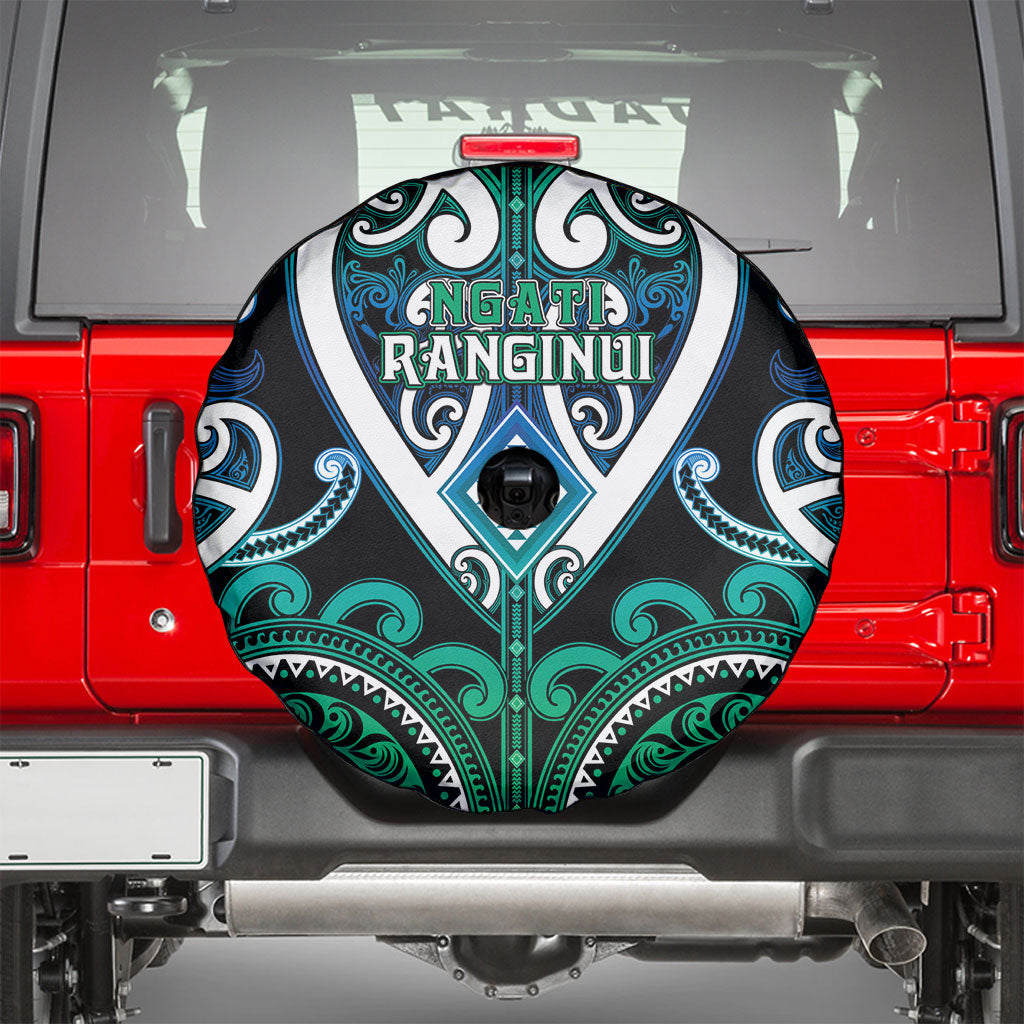 Aotearoa Ngati Ranginui Spare Tire Cover Maori Tribal Pattern LT05 - Polynesian Pride