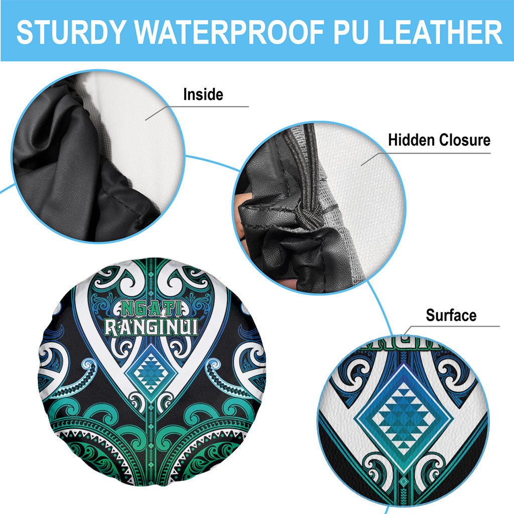 Aotearoa Ngati Ranginui Spare Tire Cover Maori Tribal Pattern LT05 - Polynesian Pride
