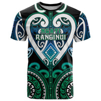 Custom Aotearoa Ngati Ranginui T Shirt Maori Tribal Pattern LT05 Cyan - Polynesian Pride