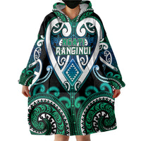 Custom Aotearoa Ngati Ranginui Wearable Blanket Hoodie Maori Tribal Pattern LT05 - Polynesian Pride