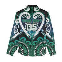 Custom Aotearoa Ngati Ranginui Women Casual Shirt Maori Tribal Pattern LT05 - Polynesian Pride