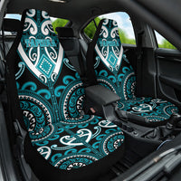 Aotearoa Tapuika Car Seat Cover Maori Tribal Pattern LT05 One Size Teal - Polynesian Pride