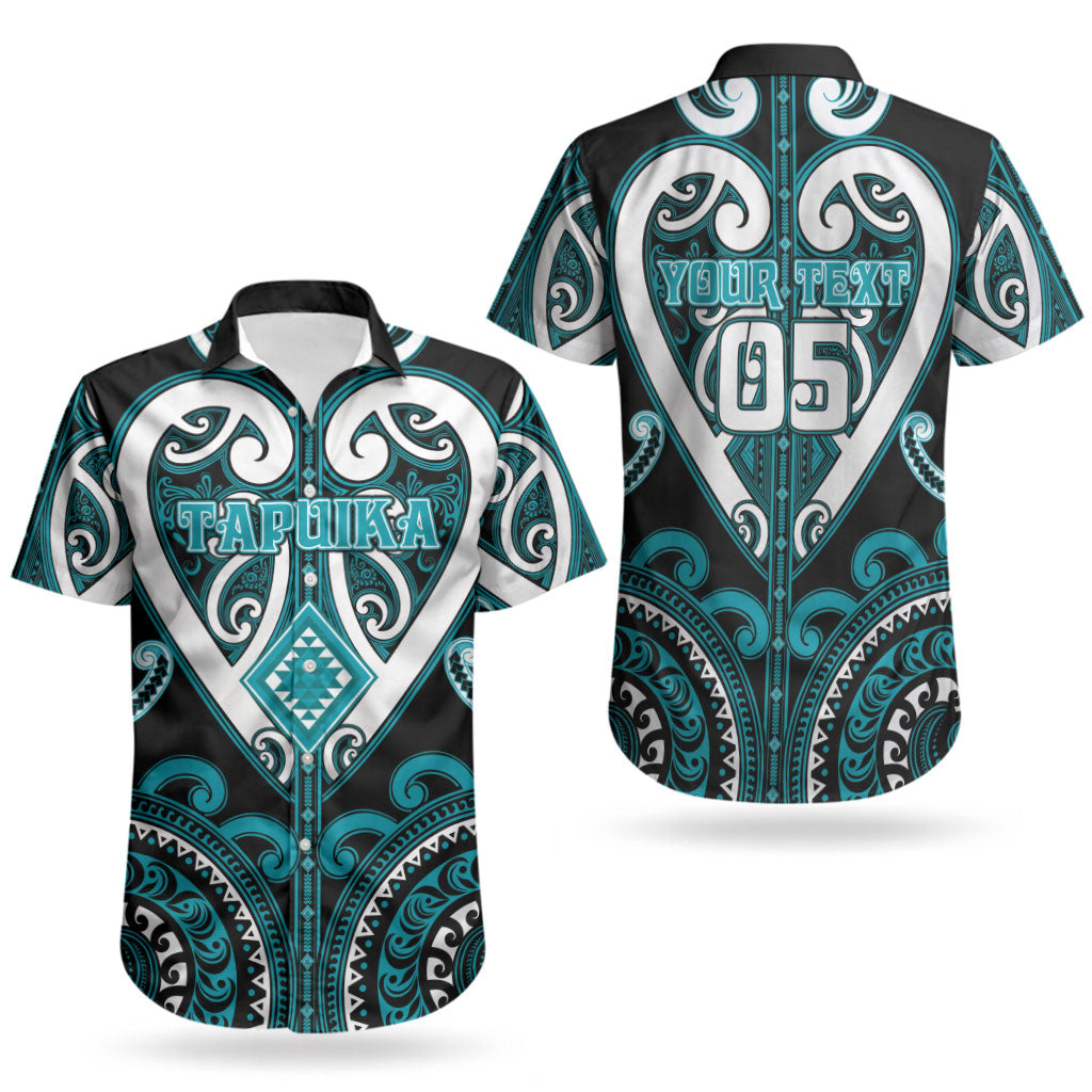 Custom Aotearoa Tapuika Couples Matching Mermaid Dress and Hawaiian Shirt Maori Tribal Pattern LT05 - Polynesian Pride